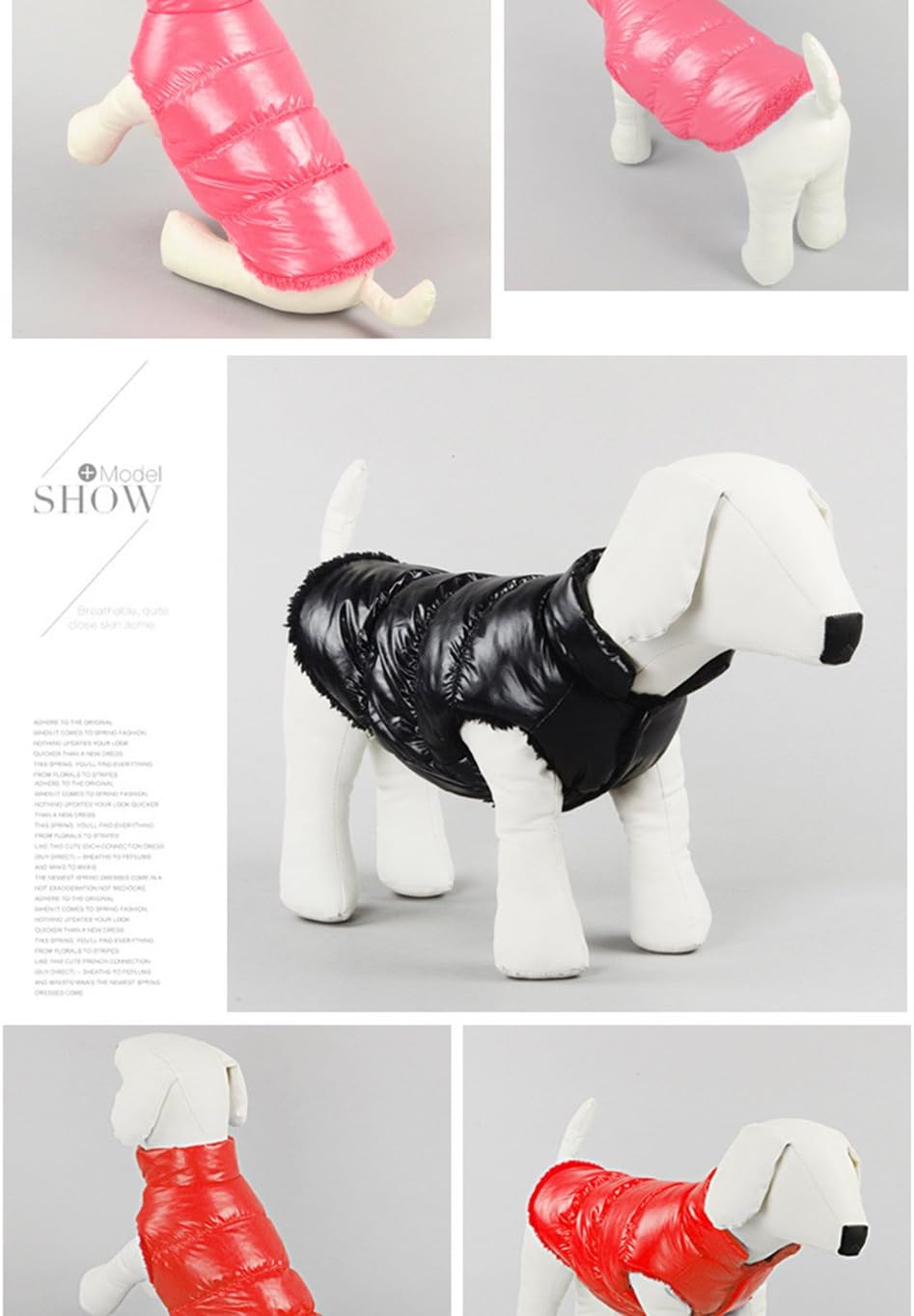 LEMON PET - Waterproof Coat Jacket for Dogs and Cats (Pink)