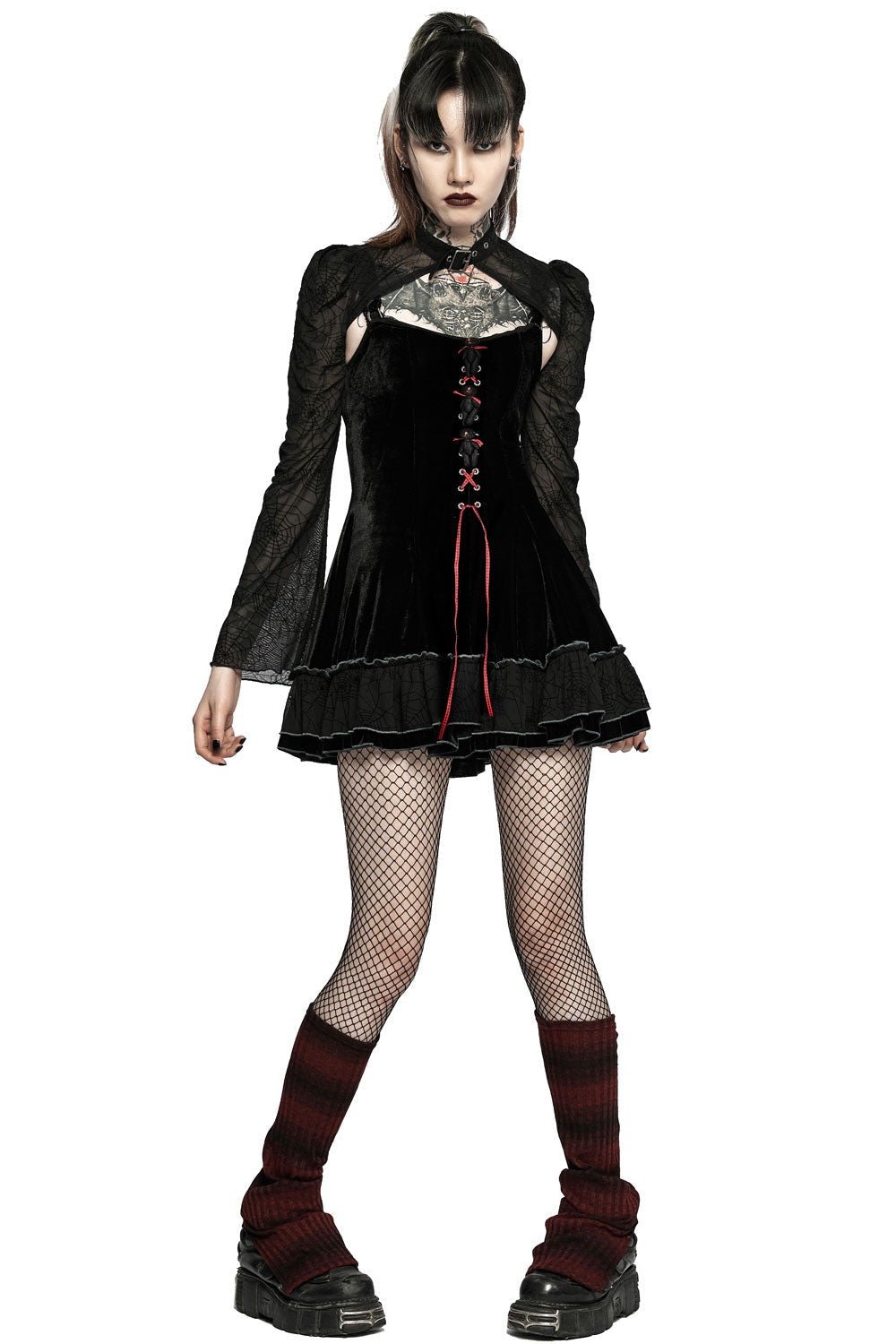 Black Magic Velvet Dress