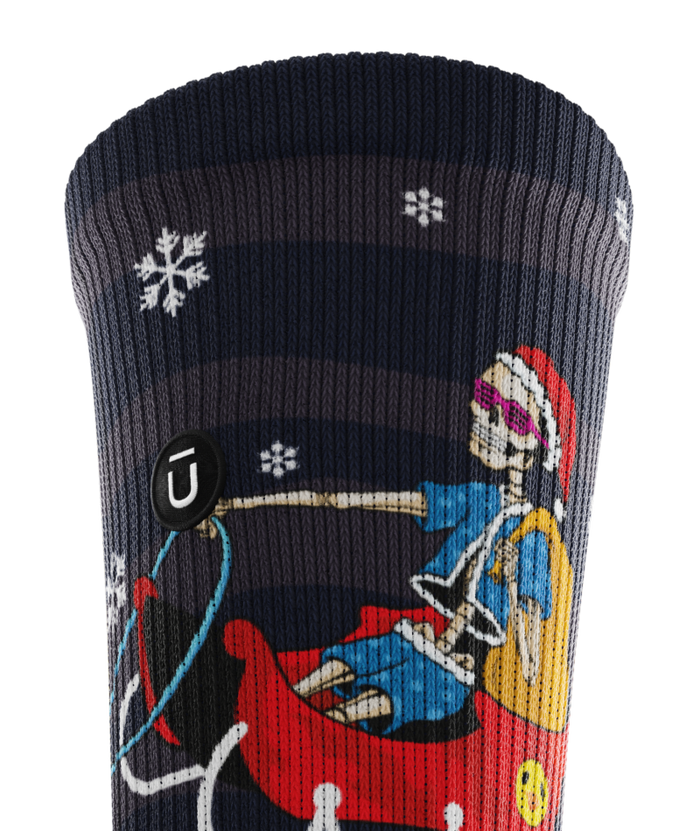 Bony Claus Athletic Crew Socks