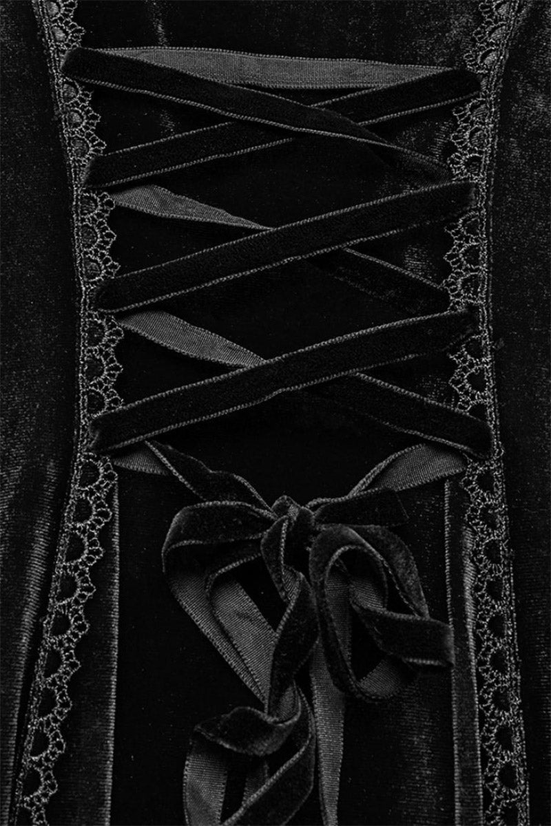 Bride of Night Embroidered Dress