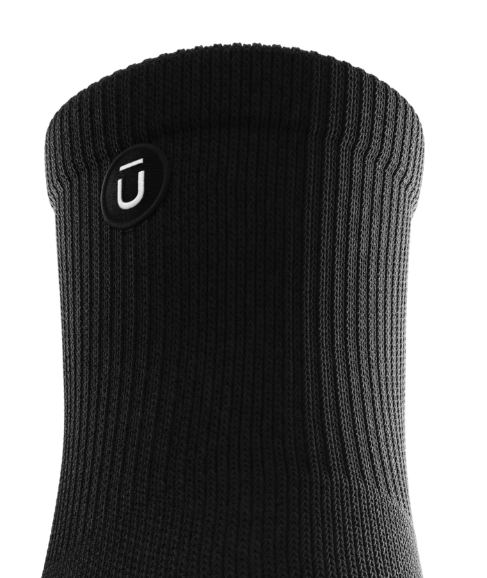 Flagship Black Athletic Quarter Socks 6-Pack