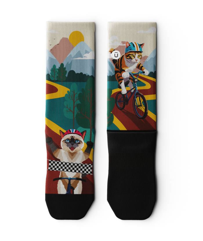 Floppy Fluffy Athletic Crew Socks 3-Pack