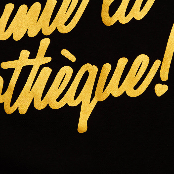 Gold J'aime Discotheque - Tshirt - Black