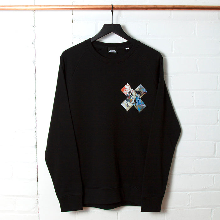 Smiley 1 X Imprint - Sweatshirt - Black