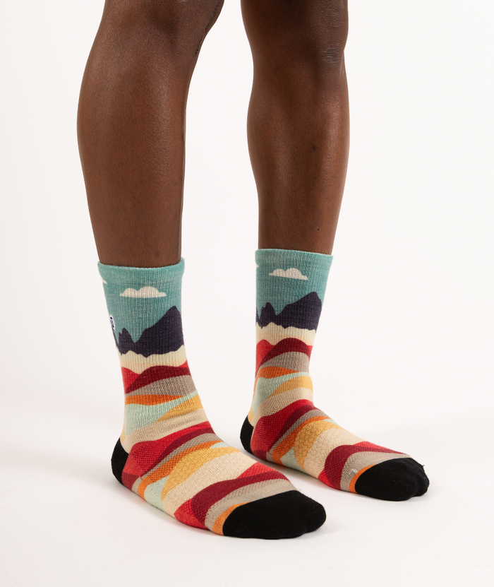 Vista Merino Wool Lite Crew Socks 3-Pack