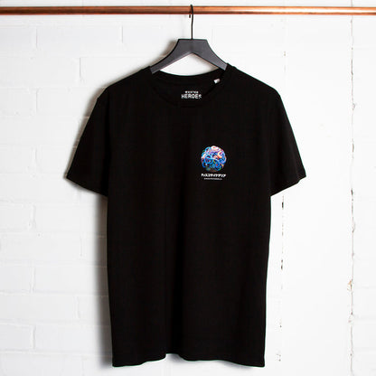 014 Disco Psychedelia Back Print - Tshirt - Black
