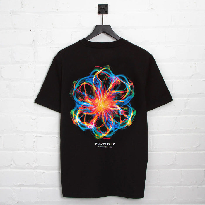 016 Disco Psychedelia Back Print - Tshirt - Black