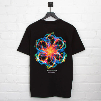 016 Disco Psychedelia Back Print - Tshirt - Black