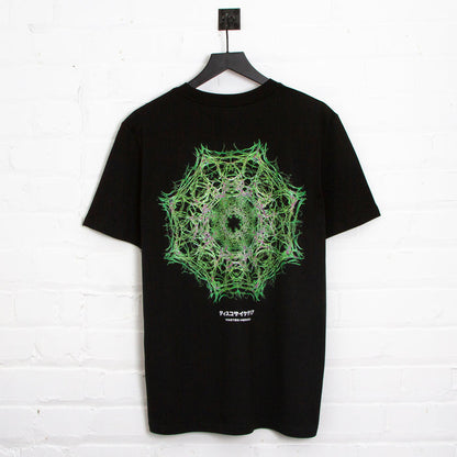 041 Disco Psychedelia Back Print - Tshirt - Black
