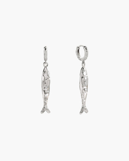 Gold Anchovy Earrings