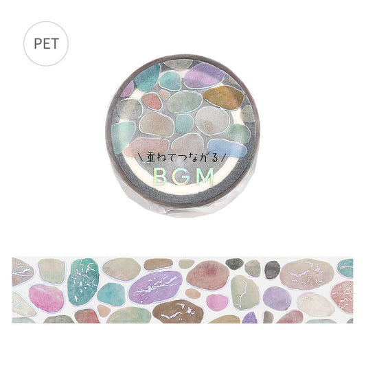 BGM Clear Tape - Foil Stamping Life - Pebbles