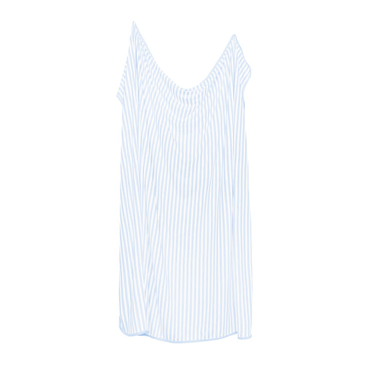 Swaddle Blanket in Small Mist Stripe