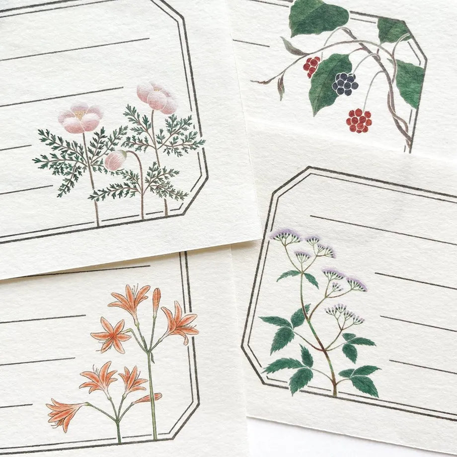 Cozyca - Shikanone - Notepad - Yamato Flower Book - Horizontal Ruled