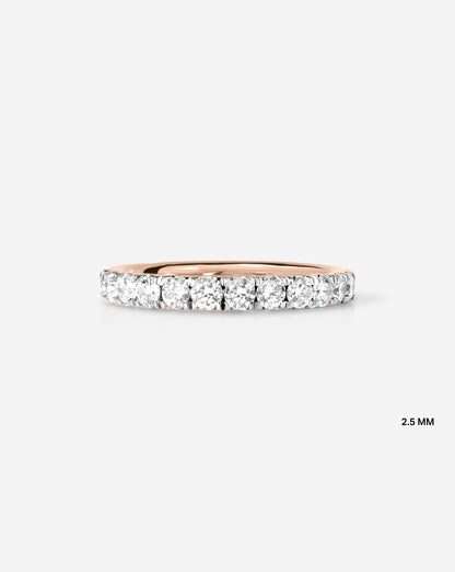 2.5 mm Classic Diamond Ring