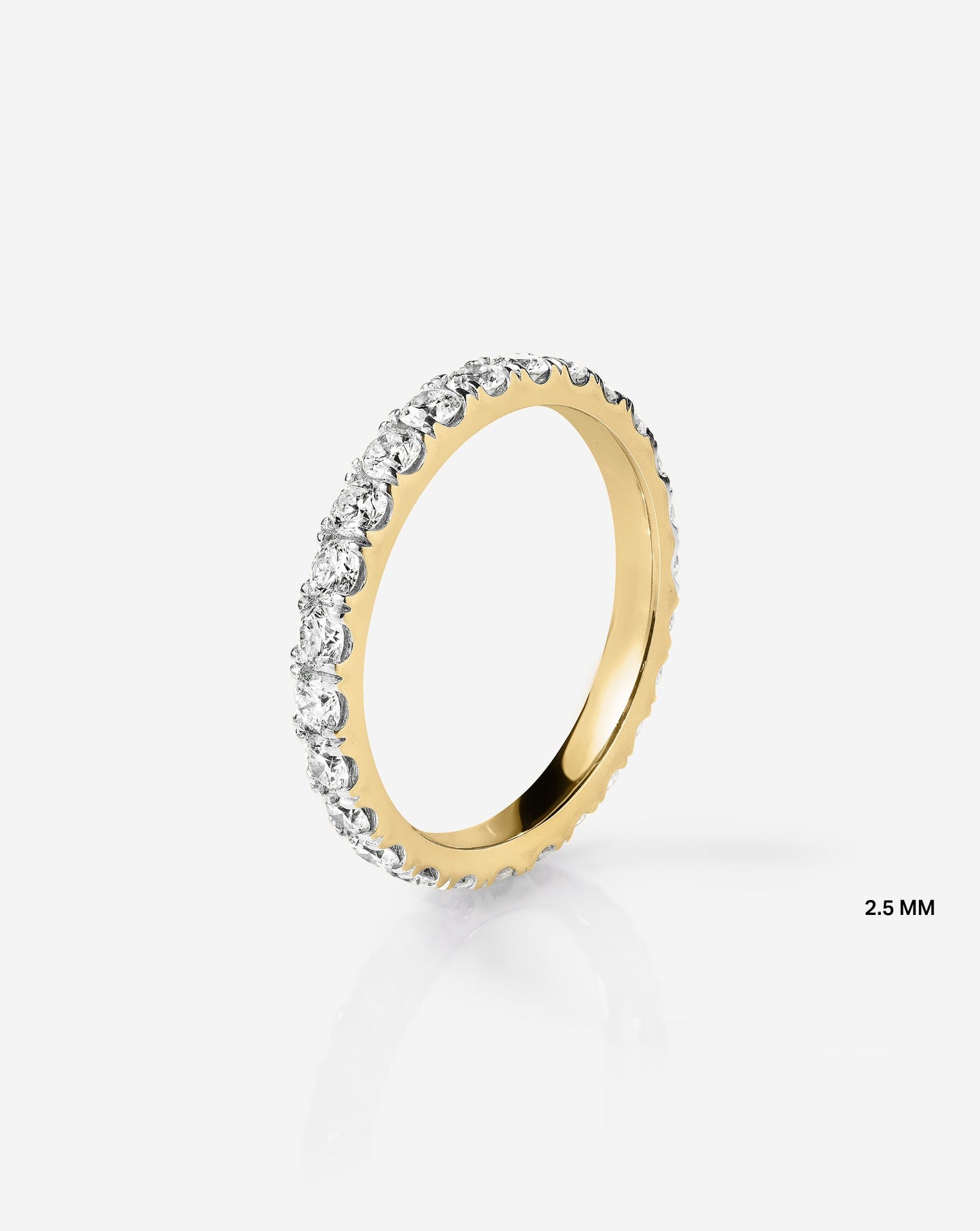 2.5 mm Classic Diamond Ring