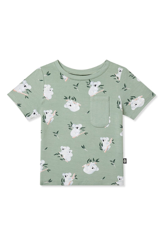 Toddler Crew Neck Tee in Koala