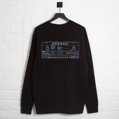 303 Colours Back Print - Sweatshirt - Black