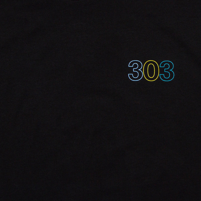 303 Colours Back Print - Sweatshirt - Black