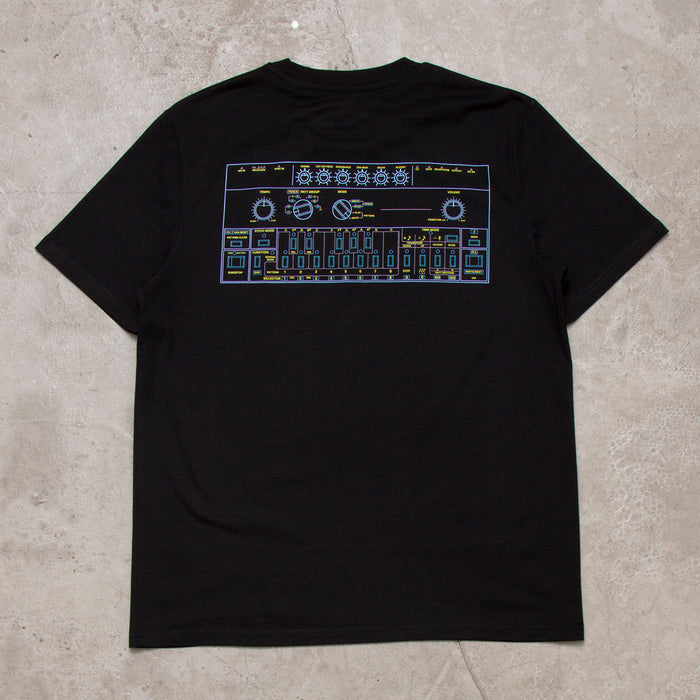 303 Colours Back Print - Tshirt - Black