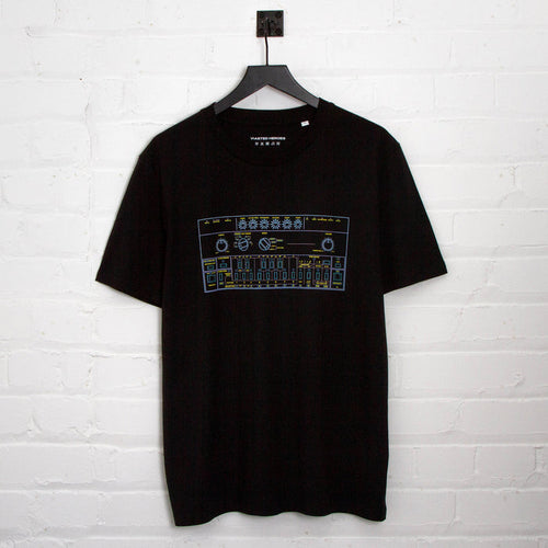 303 Colours Front Print - Tshirt - Black