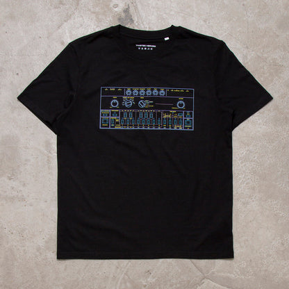 303 Colours Front Print - Tshirt - Black