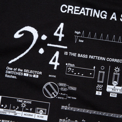 303 Sound Back Print - Hood - Black