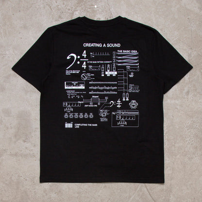303 Sound Back Print - Tshirt - Black