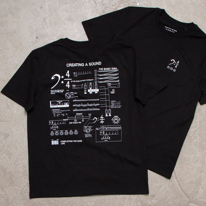 303 Sound Back Print - Tshirt - Black