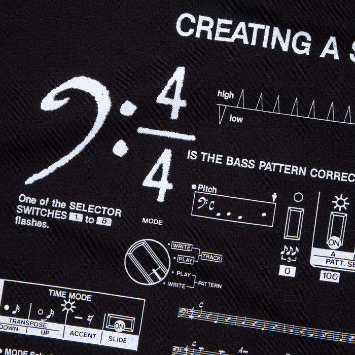 303 Sound Front Print - Sweatshirt - Black