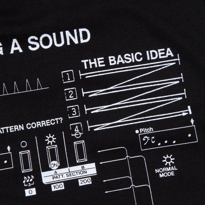 303 Sound Front Print - Sweatshirt - Black