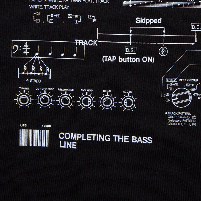 303 Sound Front Print - Sweatshirt - Black
