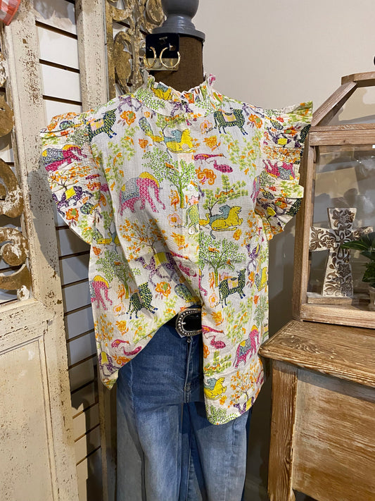 Animal fair top