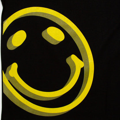3D Side Smiley - Sweatshirt - Black