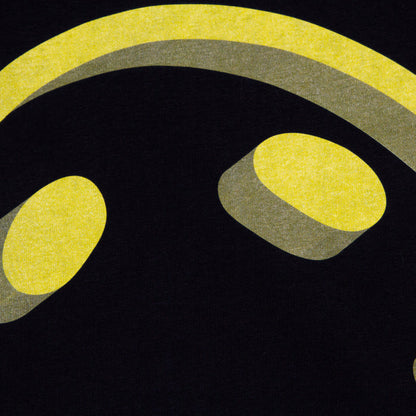 3D Side Smiley - Sweatshirt - Black