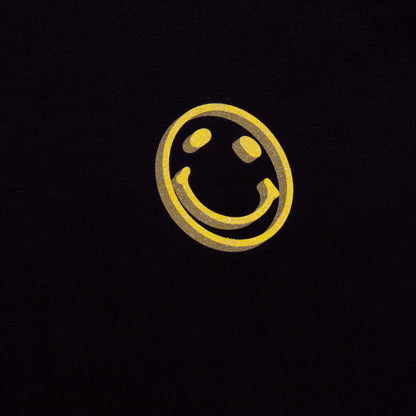 3D Side Smiley - Tshirt - Black
