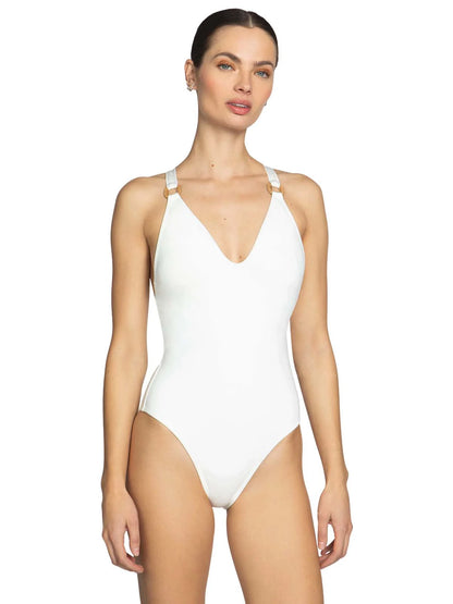 Margot One Piece Lace Up Back