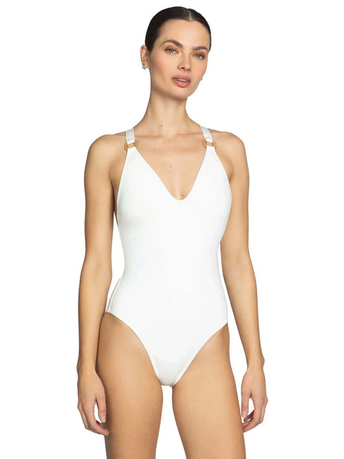 Margot One Piece Lace Up Back
