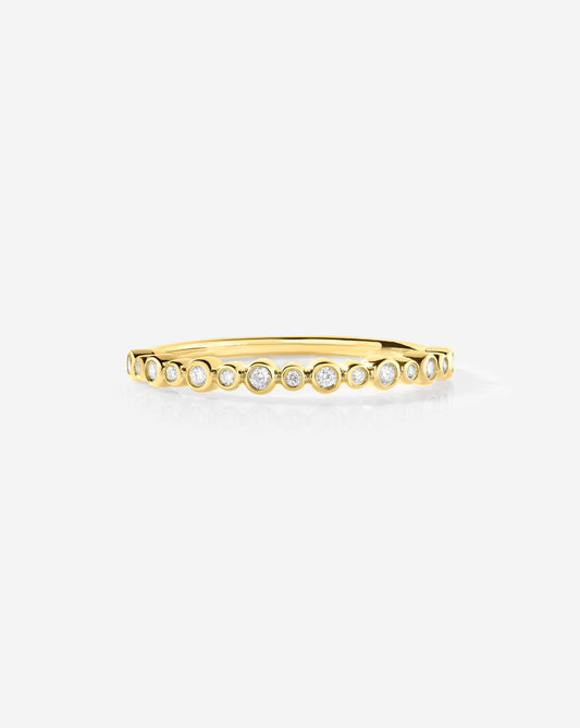 Bezel Diamond Station Ring