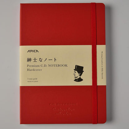 Apica Premium C.D. Hard Cover Notebook - A5 - Grid