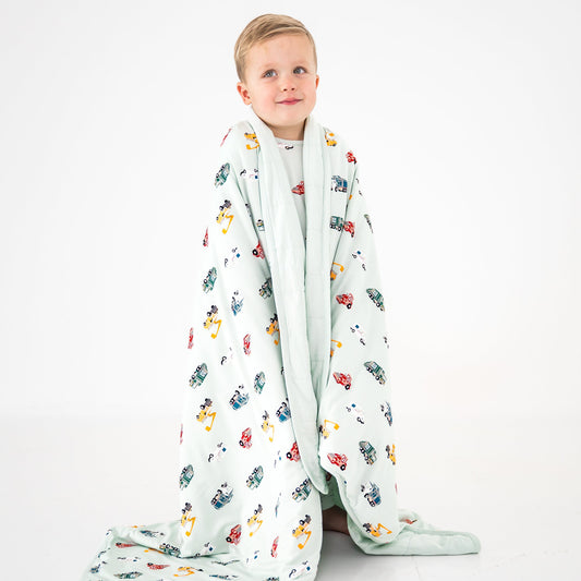 Toddler Blanket in City Vehicles 1.0