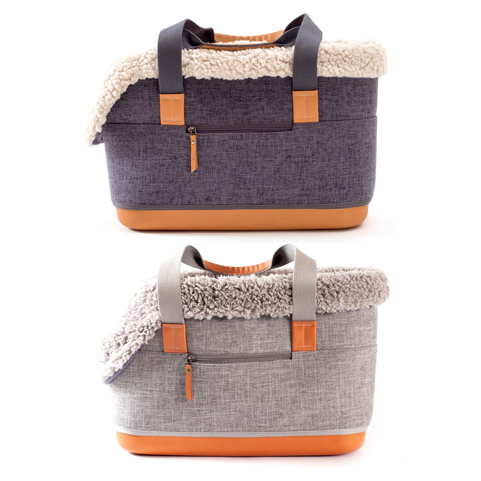 Cozy Shearling Dog Carriers