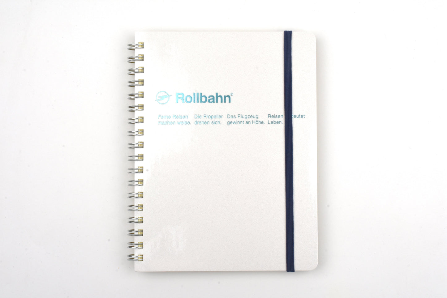 Delfonics Rollbahn Spiral Notebook - Pocket Memo Large - Metallic