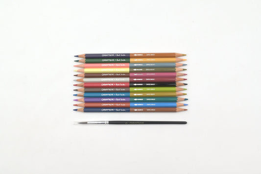Caran d'Ache x Paul Smith Bicolor Pencil & Brush Set - 5th Edition