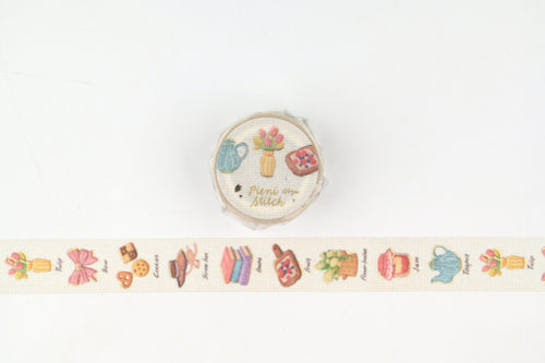 BGM Washi Tape - Foil Stamping - Pieni Stitch - Small Room