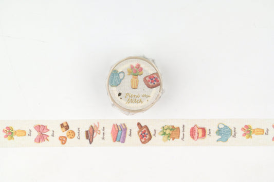BGM Washi Tape - Foil Stamping - Pieni Stitch - Small Room