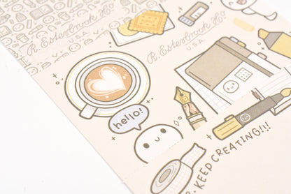 Esterbrook x TheCoffeeMonsterzCo Ink - Blotter Paper - Limited Edition