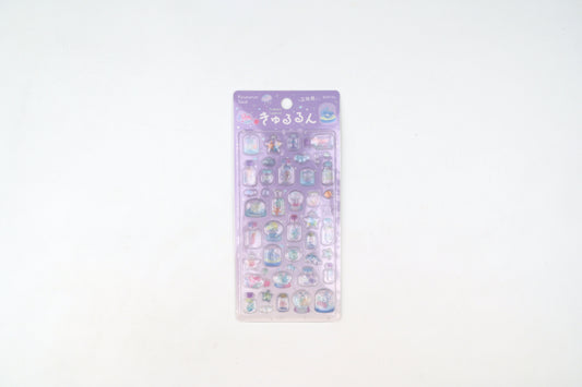 BGM 3D Sticker Sheet - Kyururun - 2026 Summer Limited - Sea Fragments