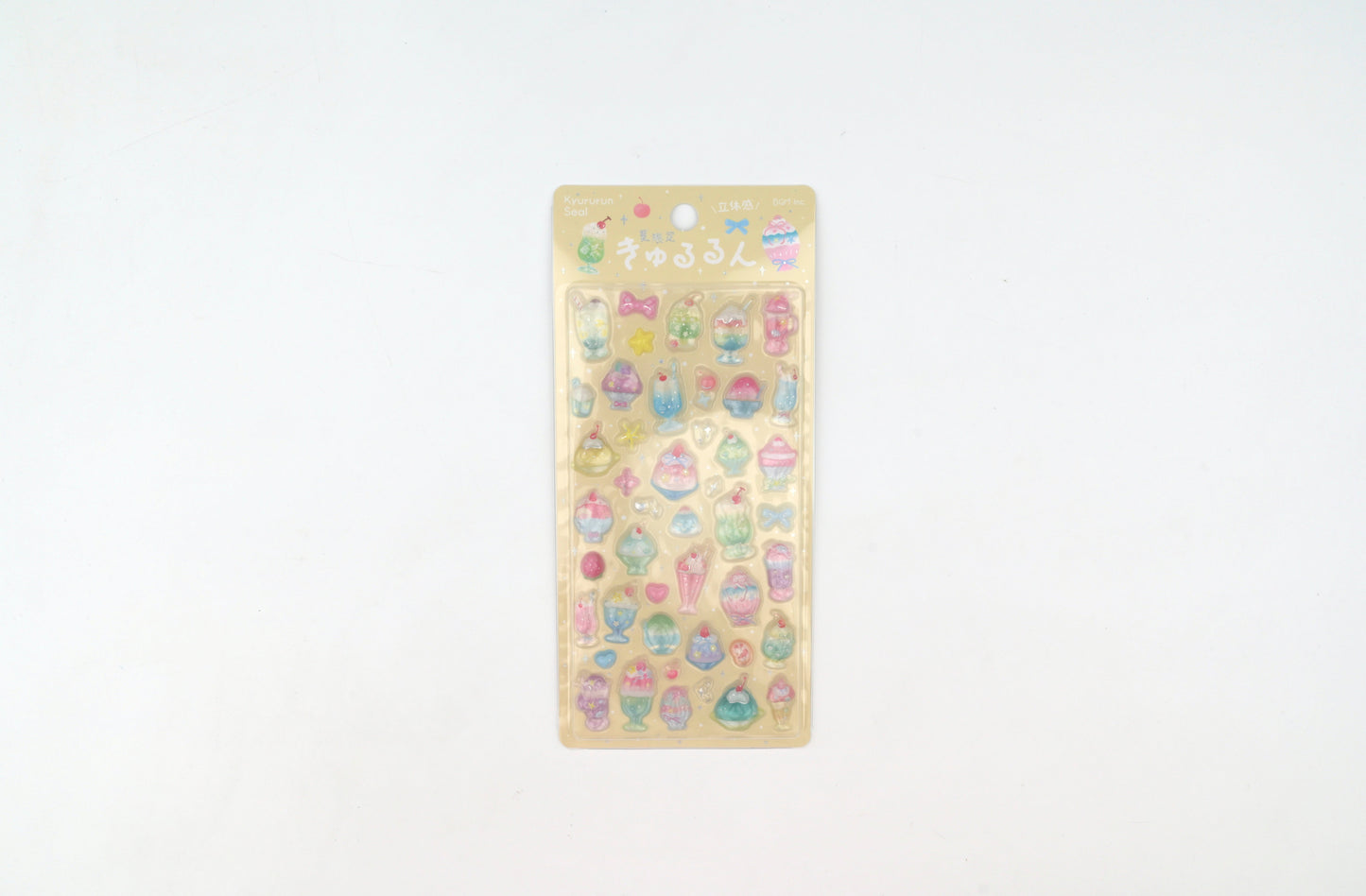 BGM 3D Sticker Sheet - Kyururun - 2026 Summer Limited - Summer Sweets