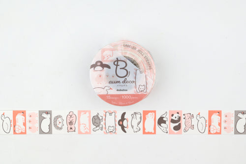 Beverly Baum Label Roll Stickers - Animals