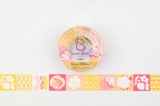 Beverly Baum Label Roll Stickers - Ohana